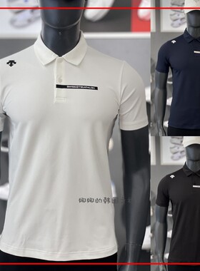 韩国直邮代购夏季透气排湿短袖男女时尚休闲运动POLO衫sO223IPS41