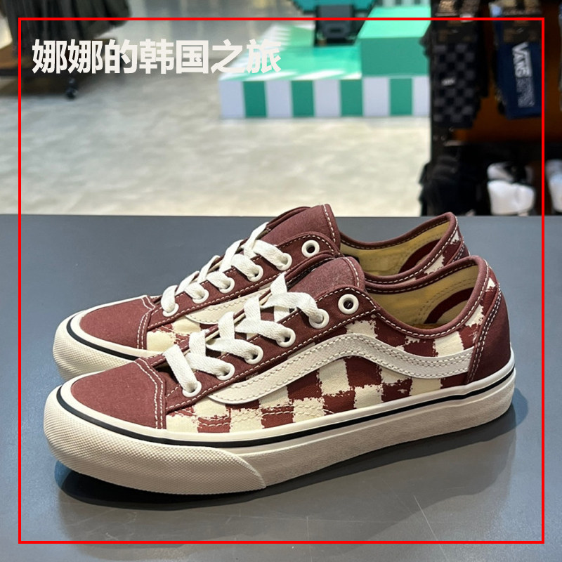 VANS范斯棋盘格男女低帮板鞋