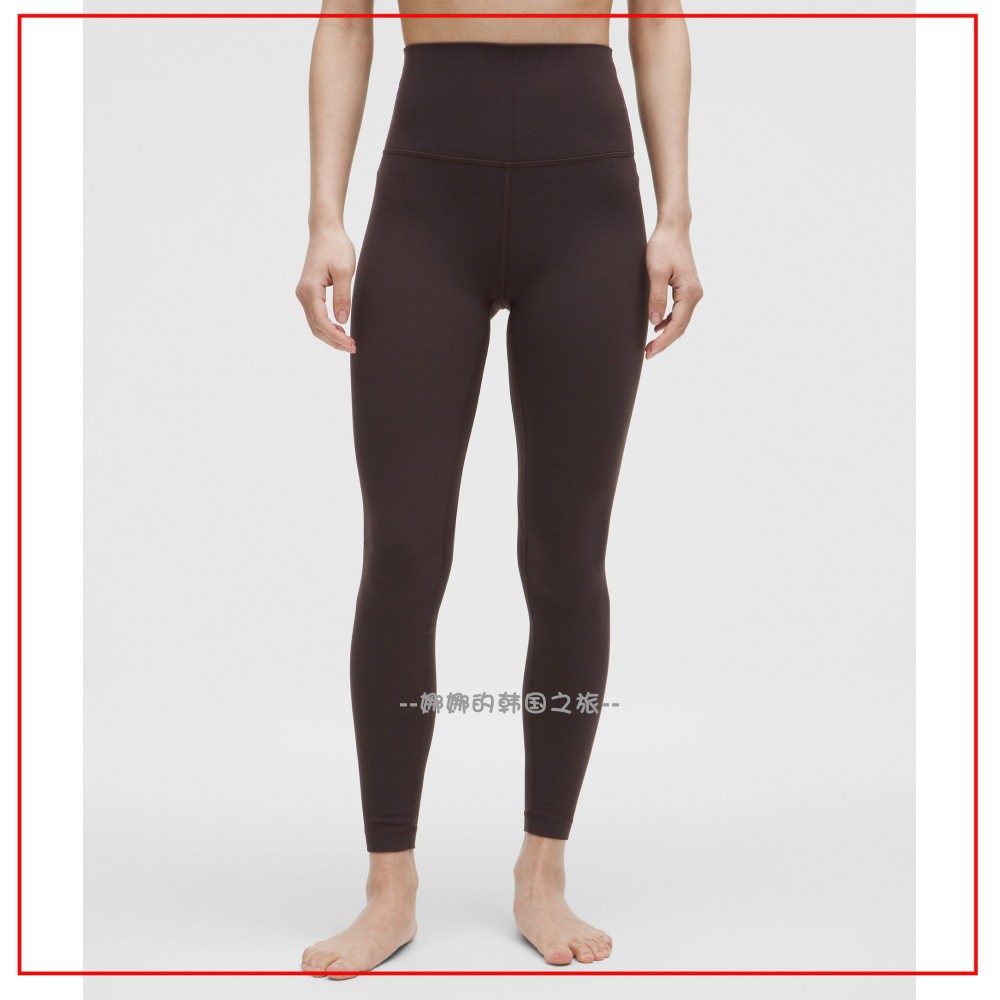 韩国代购lululemon Align女士运动超高腰紧身裤 26"瑜珈裤LW5CYVA