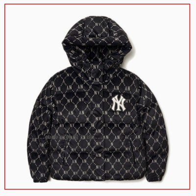 韩国代购MLB 羽绒服男女保暖时尚老花面包服休闲外套3FDJM0216