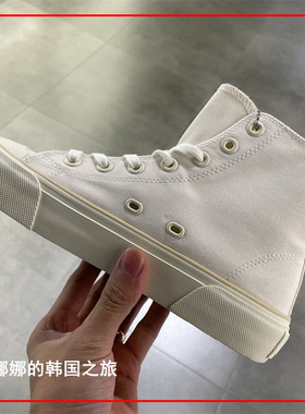 韩国直邮代购 otz 丑萌鞋  pismo 高帮新款布鞋方头帆布鞋