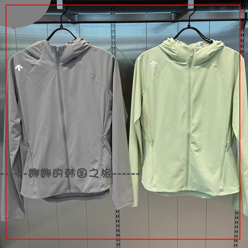韩国品牌代购户外夏女士综训运动TRICOT凉感防晒衣外套D4332TFT30