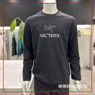 韩国代购 ARCTERYX始祖鸟captive ls舒适百搭字母T恤男款 30225 正品