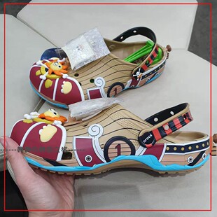 PIECE路飞乔巴千里阳光号洞洞鞋 ONE 212794 Crocs卡洛驰x 韩国代购