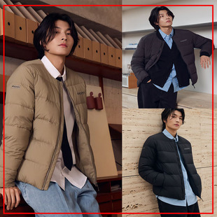 韩国直邮代购 DISCOVERY 25冬男轻质保暖鹅绒短款羽绒服DMDJ8O056
