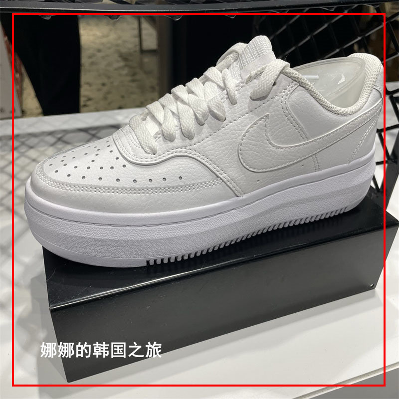 Nike耐克 Court Vision Alta 耐磨厚底增高休闲板鞋男女DM0113