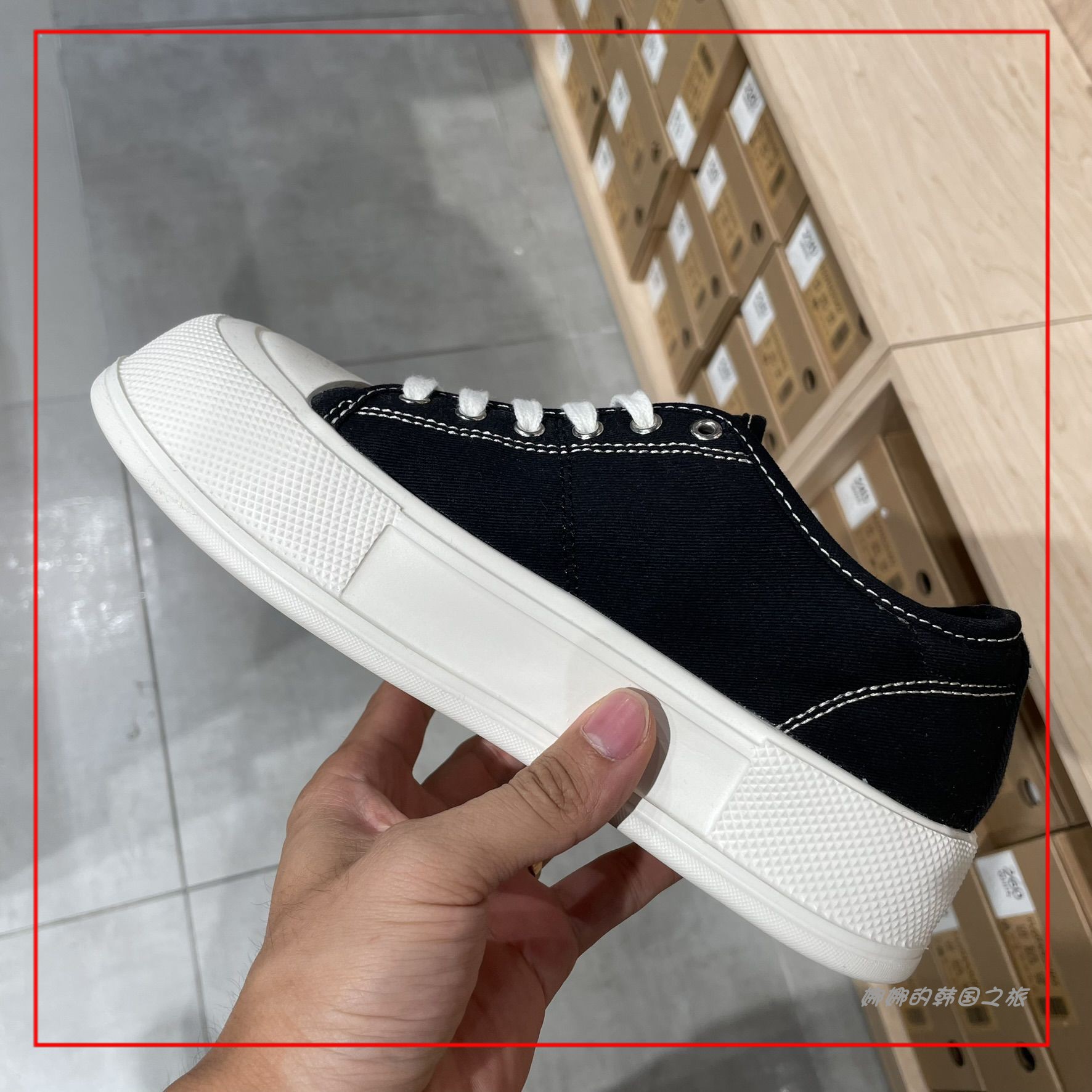 韩国代购otz 丑萌鞋帆布鞋平底新款经典布鞋百搭时尚女款鞋子