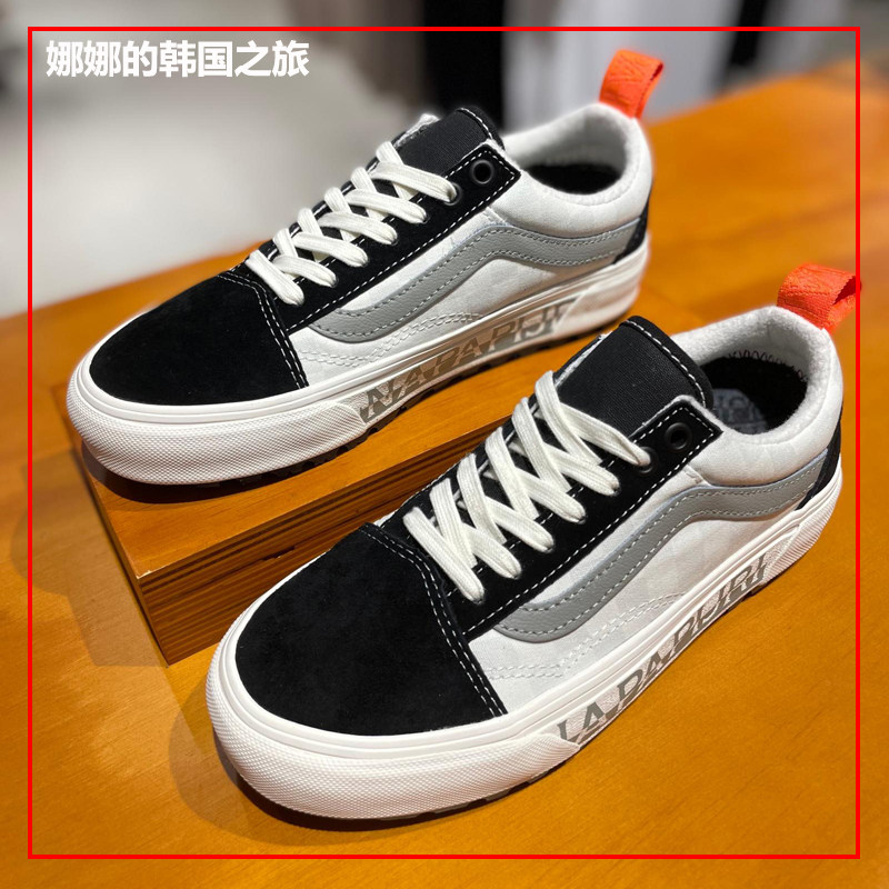 VANSOldSkool黑白字母低帮板鞋
