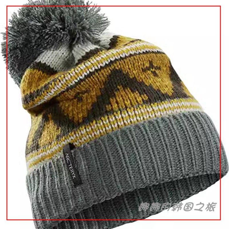 韩国代购ARC'TERYX始祖鸟Fernie Toque女款保暖套头帽毛线帽28132