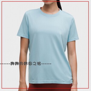 韩国代购lululemon露露乐蒙Relaxed宽松版运动短袖休闲T恤LW3JE8S