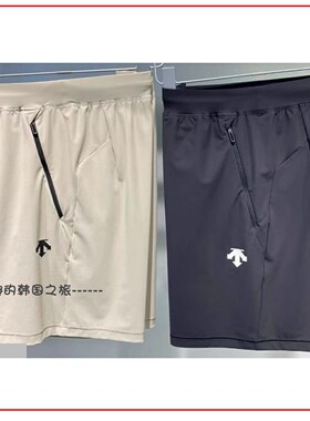韩国代购夏日常休闲速干透气跑步短裤宽松休闲运动裤D5331TKH51