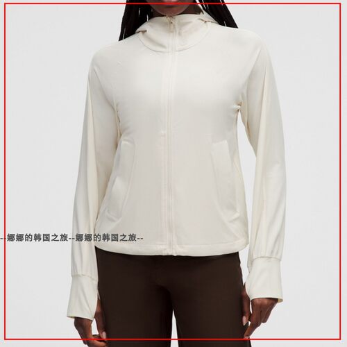 韩国代购lululemon Lightweight Stretch女士防紫外线外套LW4CLZS