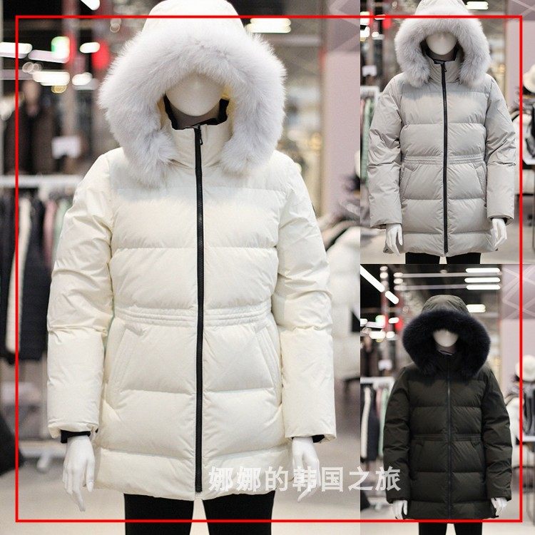 韩国直邮代购MILLET觅乐羽绒服女冬季保暖鹅绒休闲修身加厚外套