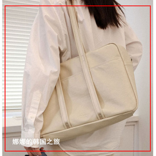 单肩包大容量公文包 neue做旧设计师品牌22新款 韩国正品 代购