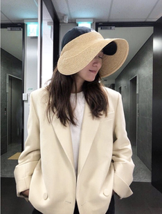 韩国正品代购设计师品牌EENK韩国代购超质感西装羊毛短款夹克外套