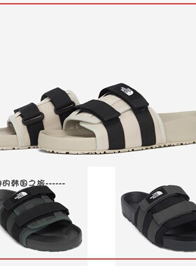 韩国代购TNF北面 夏季舒适沙滩鞋 休闲防滑一字拖鞋 女款NS92Q22