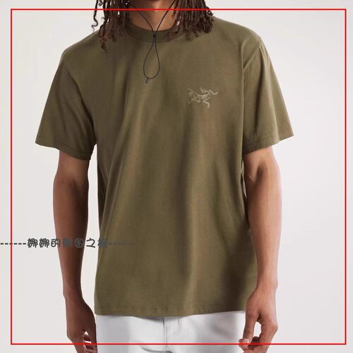 韩国代购ARCTERYX始祖鸟 KRAGG SL 印花圆领透气短袖T恤男款X9533