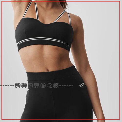 韩国代购Alo Airbrush Fast Track Bra运动内衣紧身裤legging套装
