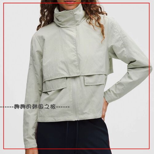 韩国代购lululemon Always Effortless女士外套轻薄防晒衣LW4BW8S