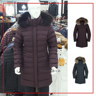 韩国代购Montbell美山冬季加厚保暖羽绒服收腰外套女ML3BWWDK801