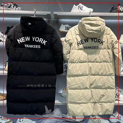 MLB新款情侣鹅绒防水保暖羽绒服