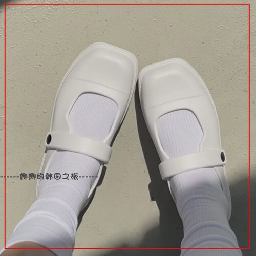 韩国代购flct 厚底 Nuee 玛丽珍 丑萌鞋 增高 可爱 百搭日常单鞋