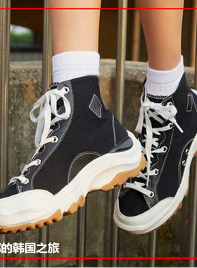 韩国直邮代购 folder label city trekker增高厚底休闲鞋布鞋男女
