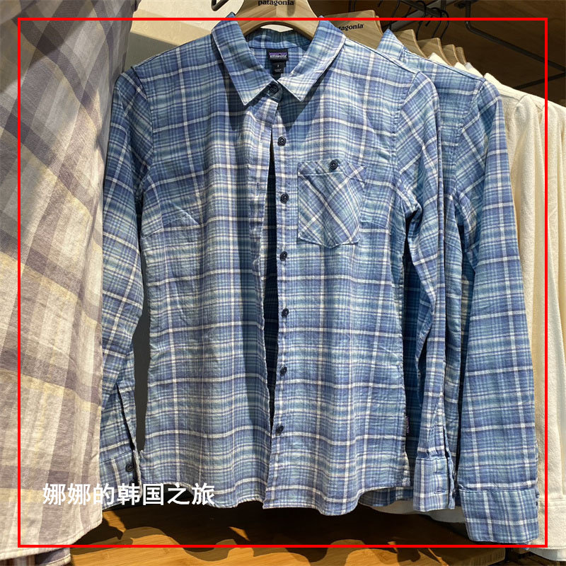 FlannelShirt有机棉纯棉衬衣女
