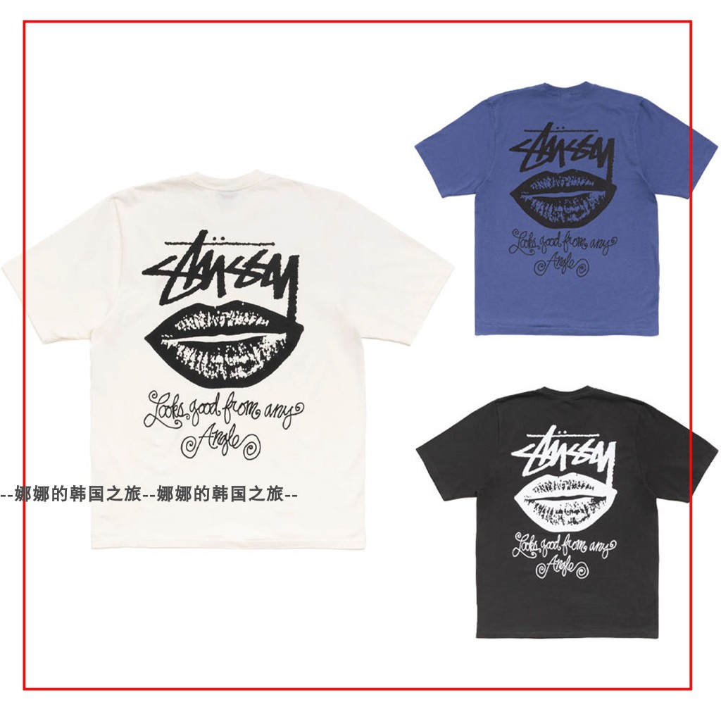 韩国代购Stussy SS26美式街头复古印花短袖T恤男女同款1905196