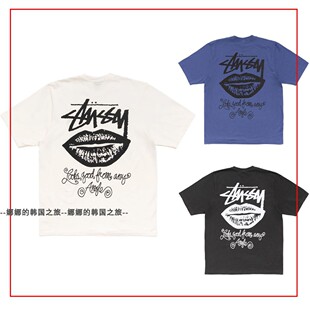 韩国代购Stussy SS26美式街头复古印花短袖T恤男女同款1905196