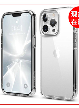 韩国正品代购elago超轻iPhone13ProMaxmini全包透明硅胶软手机壳
