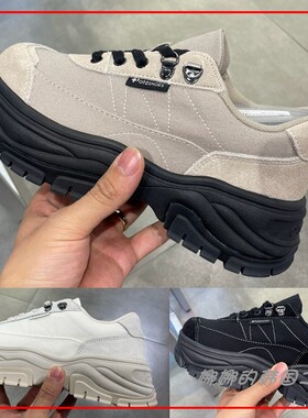 韩国代购OTZ低帮低帮OTZ女休闲厚底增高复古老爹时尚运动鞋百搭