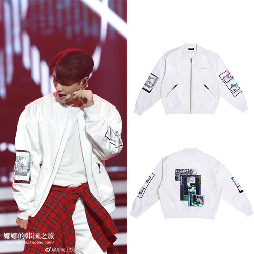 灿烈张艺兴时代妍正品棒克外套