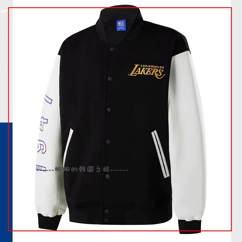 NBA王朝系列 洛杉矶湖人队 勒布朗詹姆斯 时尚夹克外套 男女同款