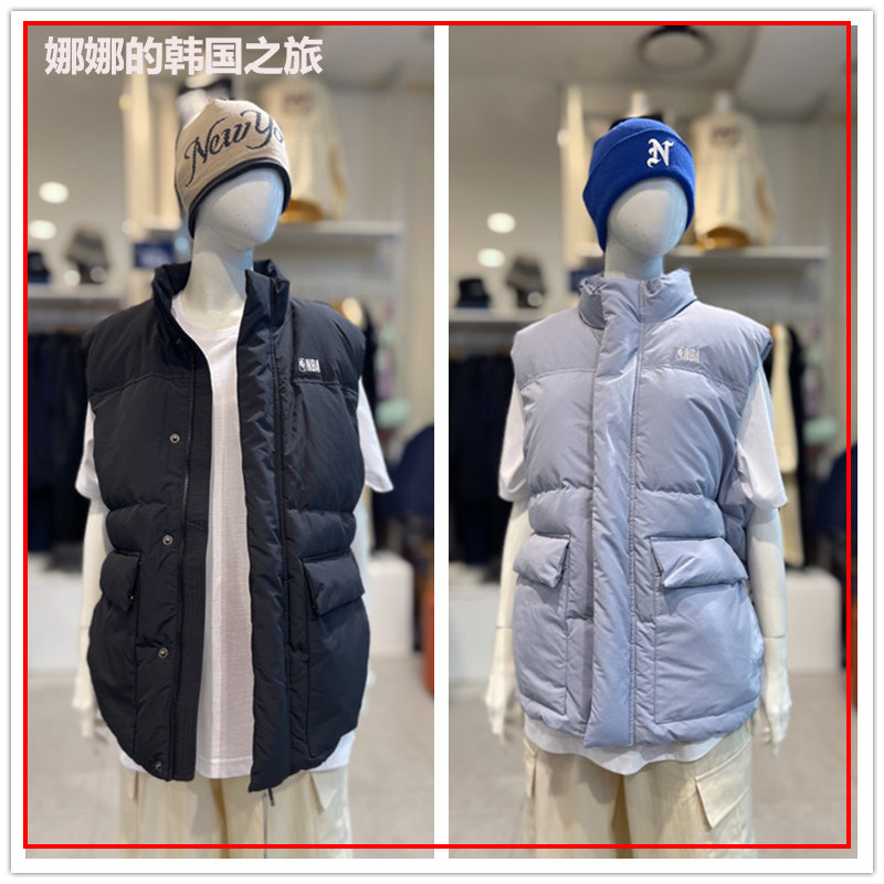 NBA男女同款鸭绒羽绒服马甲
