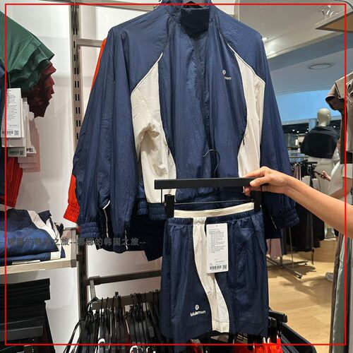 韩国代购lululemon License to Train 运动外套套装短裤LW7DSWS