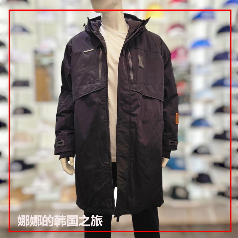 NBA鸭绒羽绒服长款棉服保暖外套