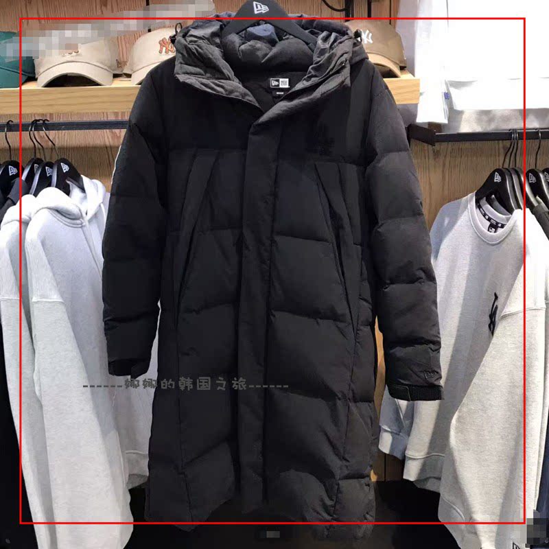 男女情侣同款长款羽绒服外套