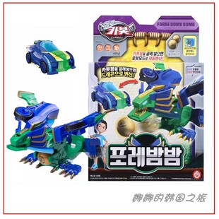 韩国代购咖宝Carbot车神儿童金刚变形机器人男孩弹射元珠汽车玩具
