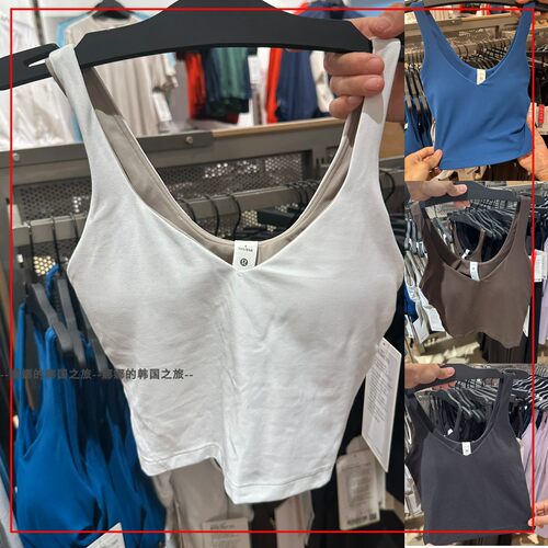 韩国代购lululemon露露乐蒙Align 女运动背心瑜伽吊带上衣LW1DUDS
