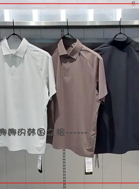 韩国直邮代购夏季凉感速干短袖男子休闲运动T恤POLO衫D5331TPS50