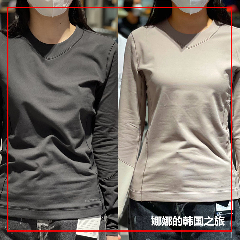 ARC'TERYX始祖鸟RHO LT CREW轻量高效保暖内衣运动排汗上衣女款