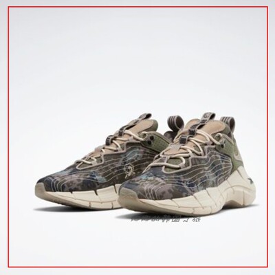 Reebok锐步韩国代购男女X BBC ZIG KINETICA II 迷彩运动鞋GX1313