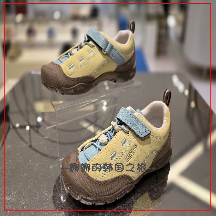 韩国代购KEEN jasper 大童幼童款新款登山徒步鞋魔术贴户外运动鞋