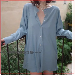 韩国代购 freckle 秋针织连体裤 短裤 纯色百搭 纽扣衬衫连体裤