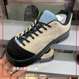 韩国直邮 otz 丑萌鞋 户外风可爱拼接厚底增高方头鞋休闲鞋