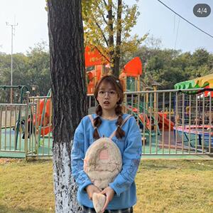cilocala韩国狐狸毛单肩斜挎包