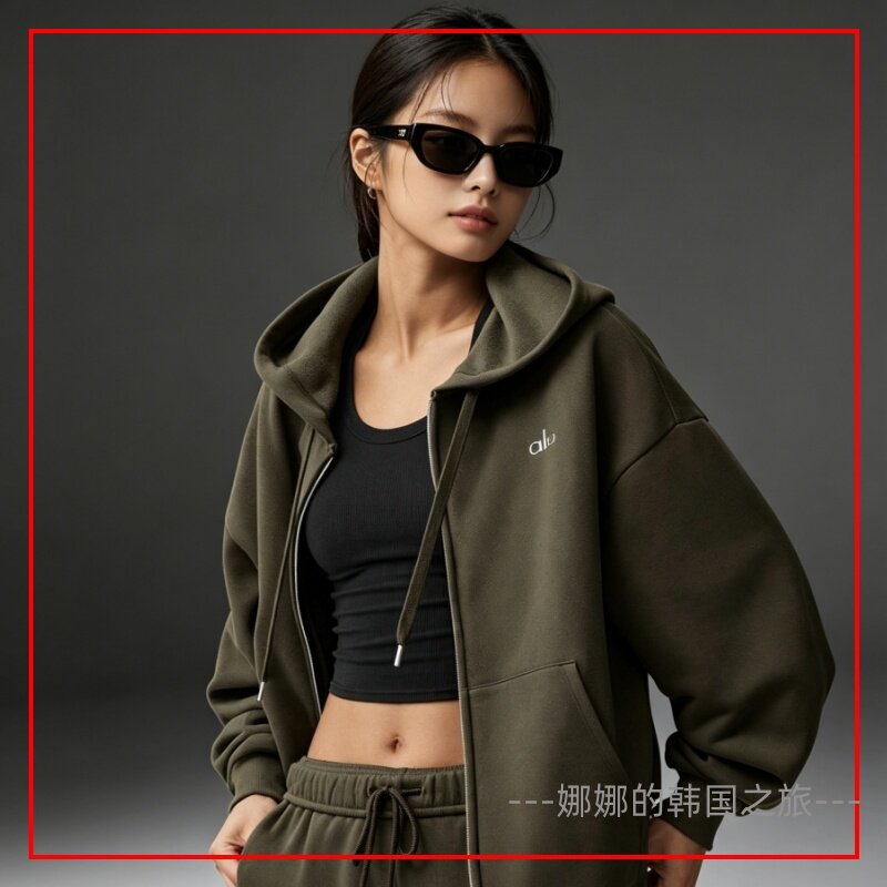 Alo全拉链连帽户外运动外套