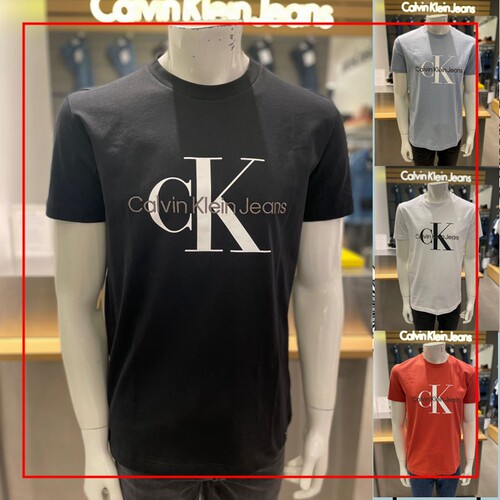 CK男士时尚大LOGO短袖