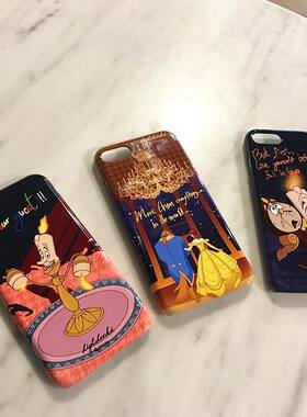 代购美女与野兽iphone6手机壳